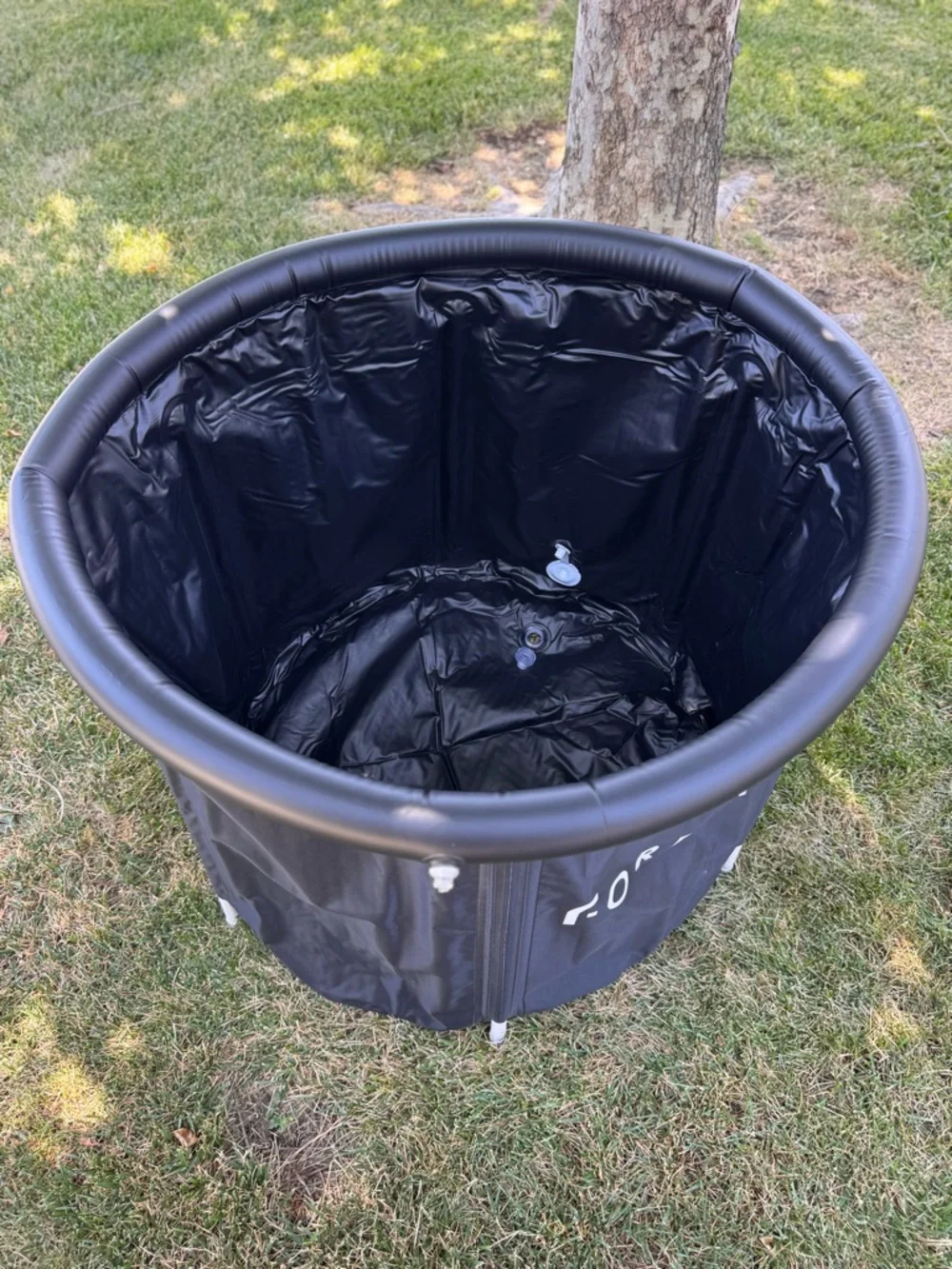 fresh Black Foldable Portable Bath Tub